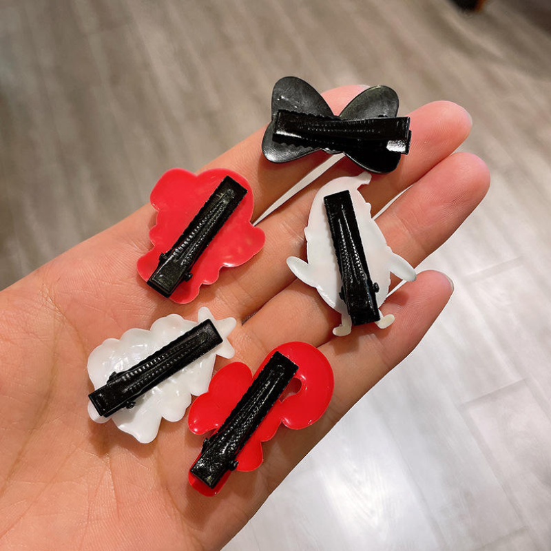 10 Pcs Christmas Theme Hair Clips for Kids | Pack of 10 Cute Cartoon Santa, Reindeer & Snowman Hairpins | Festival & Party Hair Accessories for Girls