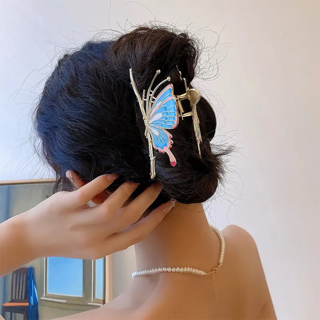 Gigglesboo Butterfly Hair Claw Clip for Womens and Girls,