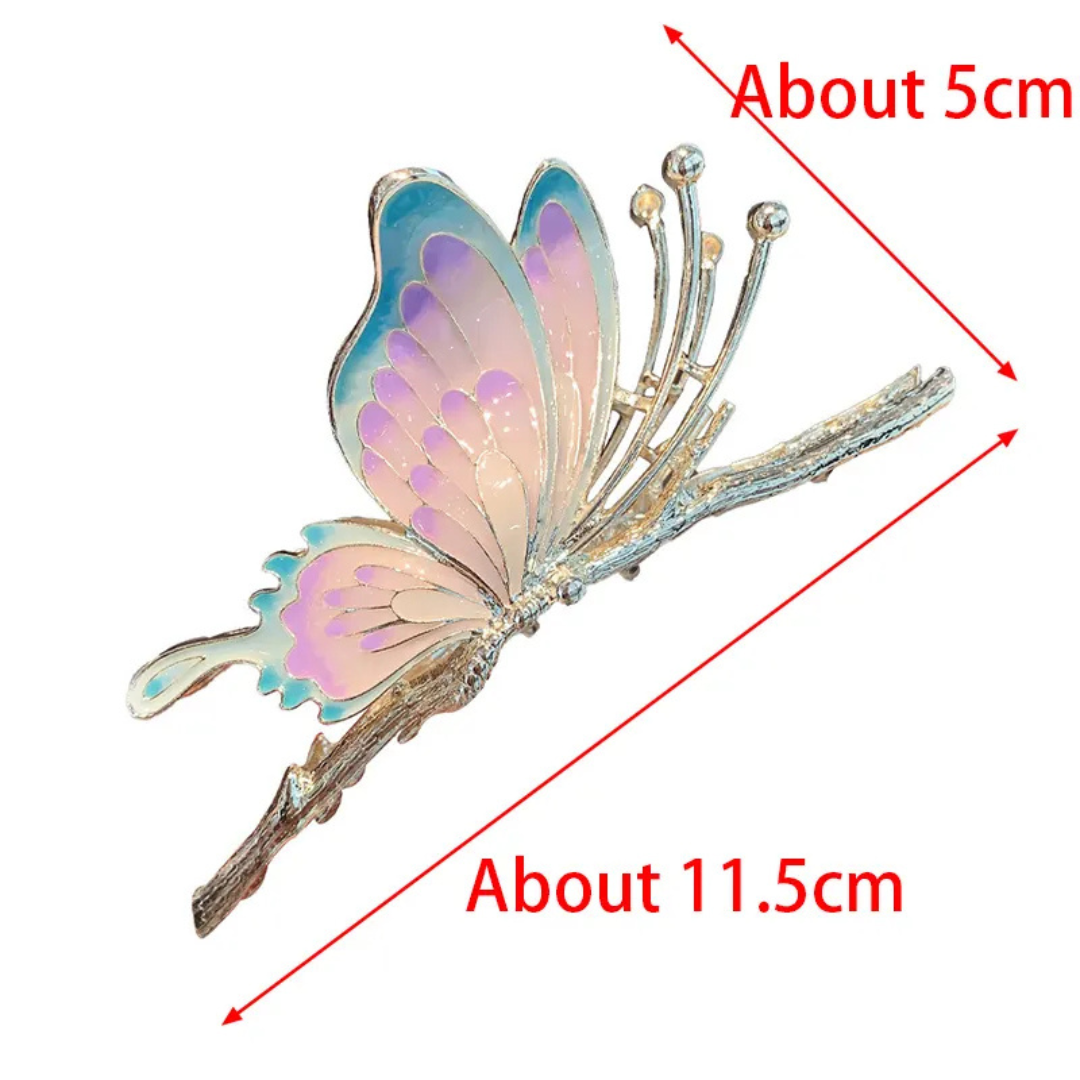 Gigglesboo Butterfly Hair Claw Clip for Womens and Girls,