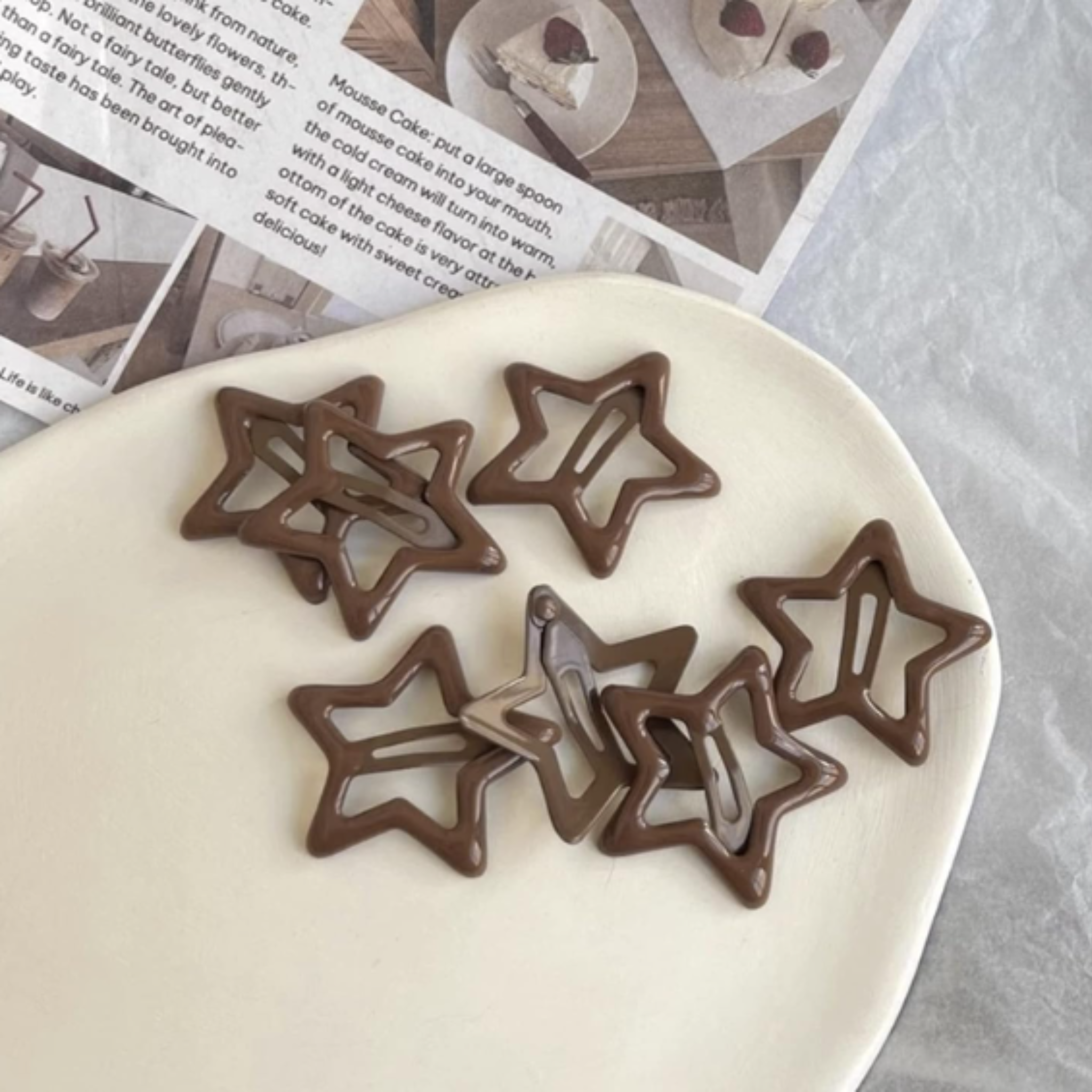 Hair Accessories Clip TIc Tac Star Girls Kids Women big small trendy fashion clips girls metal stylish