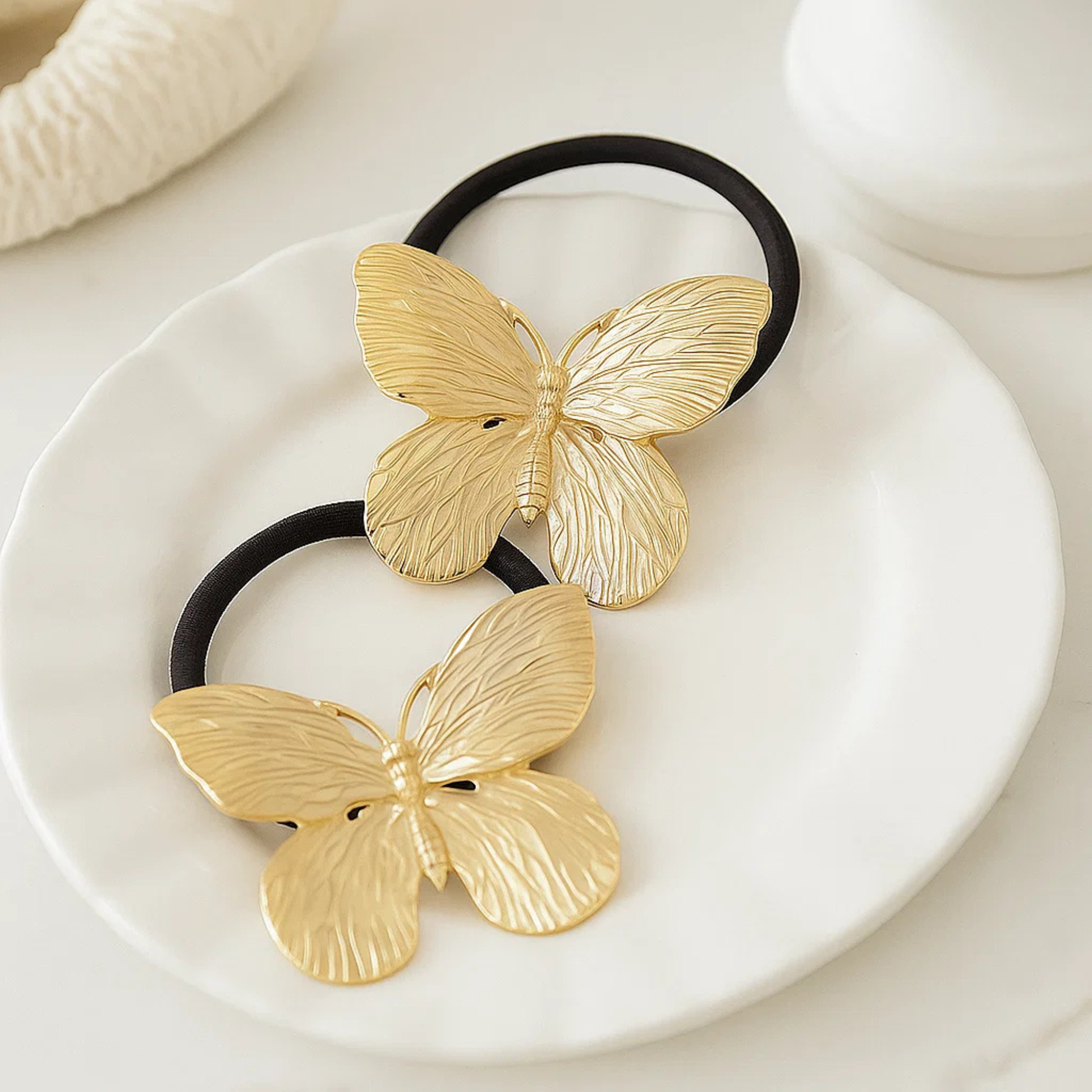 Butterfly Hair Tie for Girls & Women Styling  Fashnable hair ties Perfact for Daly Use 