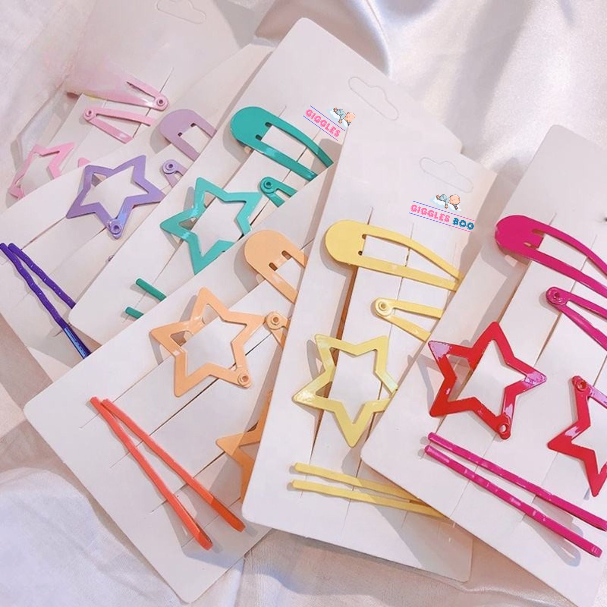 Assorted Hair Clips Colorful Hair Clips Pastel Hair Clips School Hair Accessories Party Favors