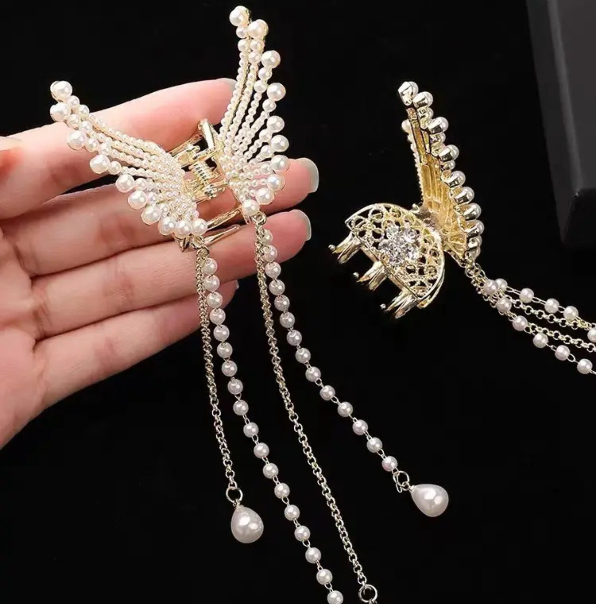 Butterfly Hair Claw Clips 