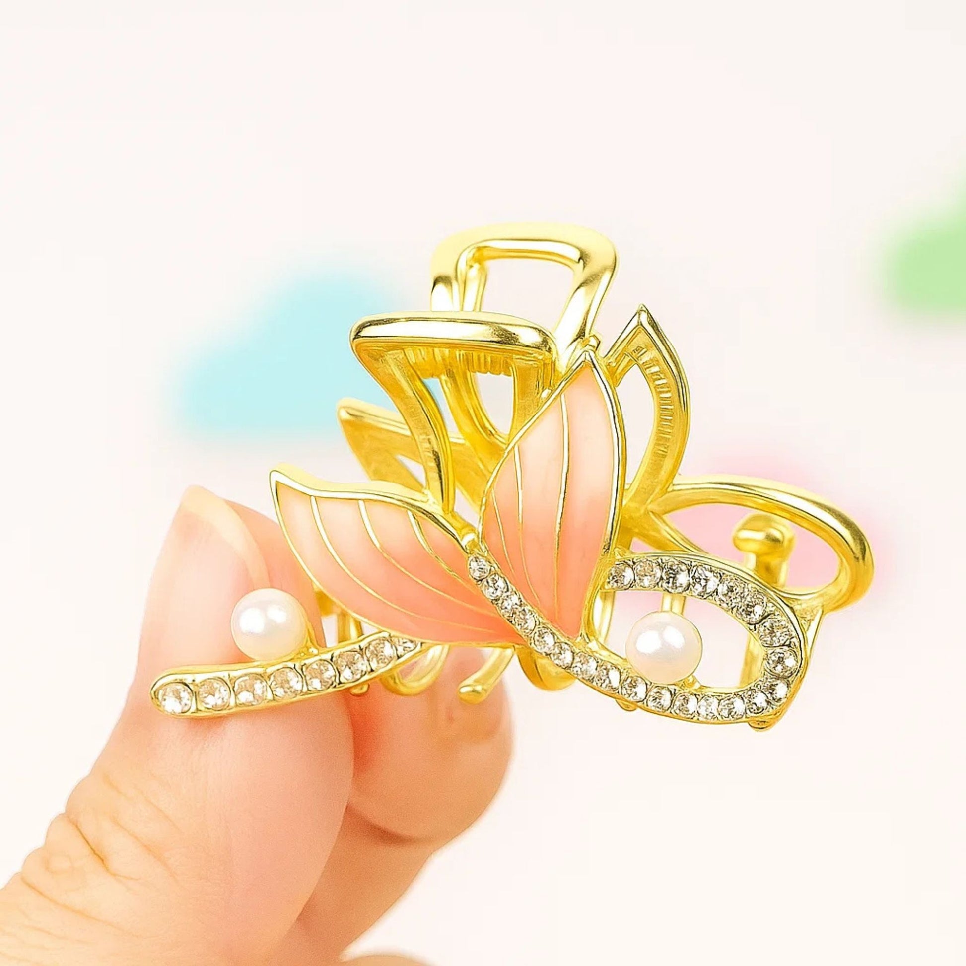 Mini Claw Clip, Small Hair Claw, Hair Clip, Metal Claw Clip, Hair Jaw Clip, Elegant Hair Accessory.