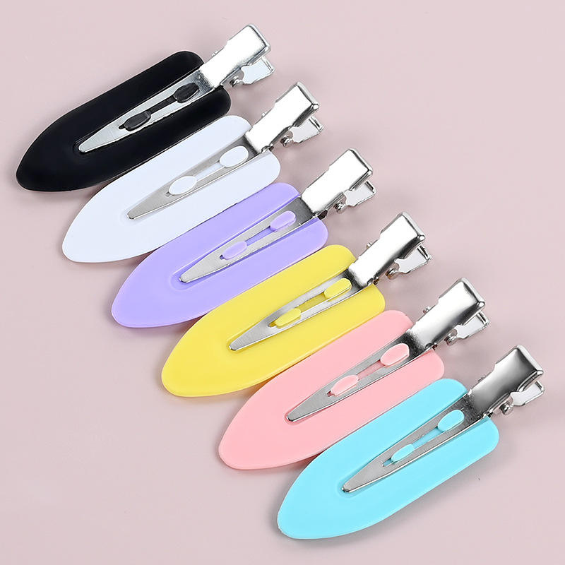 Giggles Boo No-Crease Makeup Hair Clips for Women & Girls | Soft Silicone Non-Slip Sectioning Clips | Strong Metal Grip | Ideal for Makeup, Skincare, Hair Styling & Salon Use | Multicolor Pack of 10