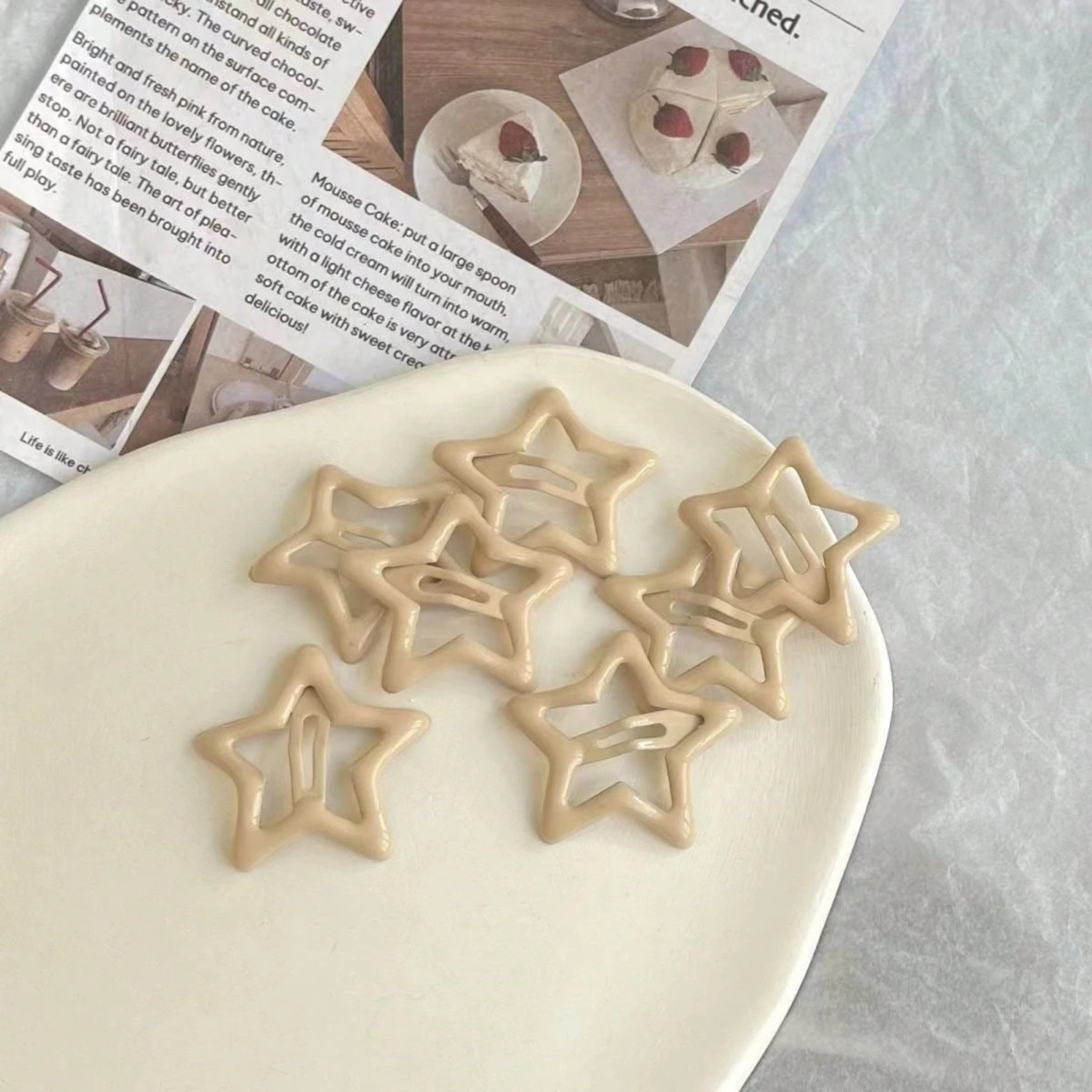 Hair Accessories Clip TIc Tac Star Girls Kids Women big small trendy fashion clips girls metal stylish