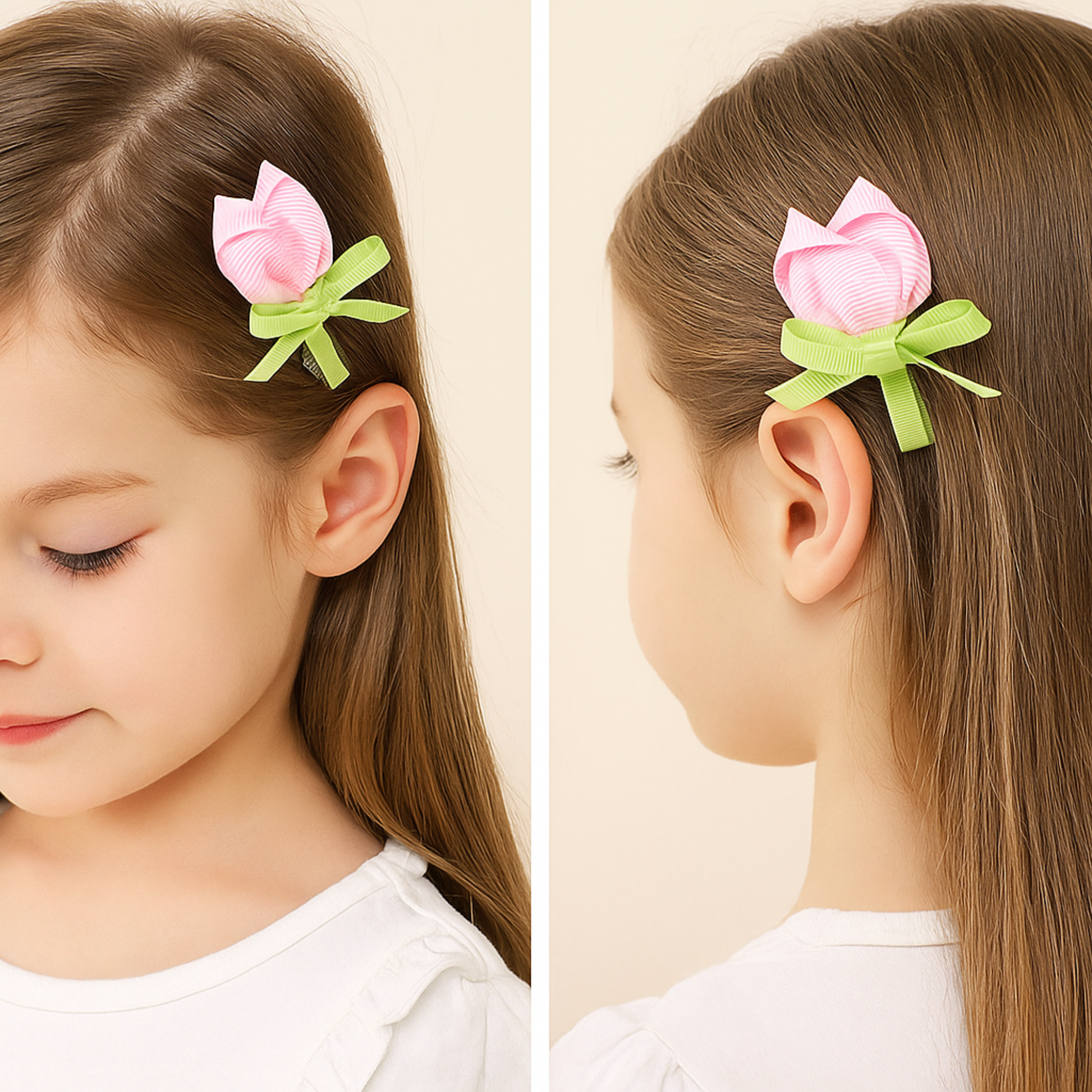 loral hair accessory, baby girl hair clip, kids hair clip