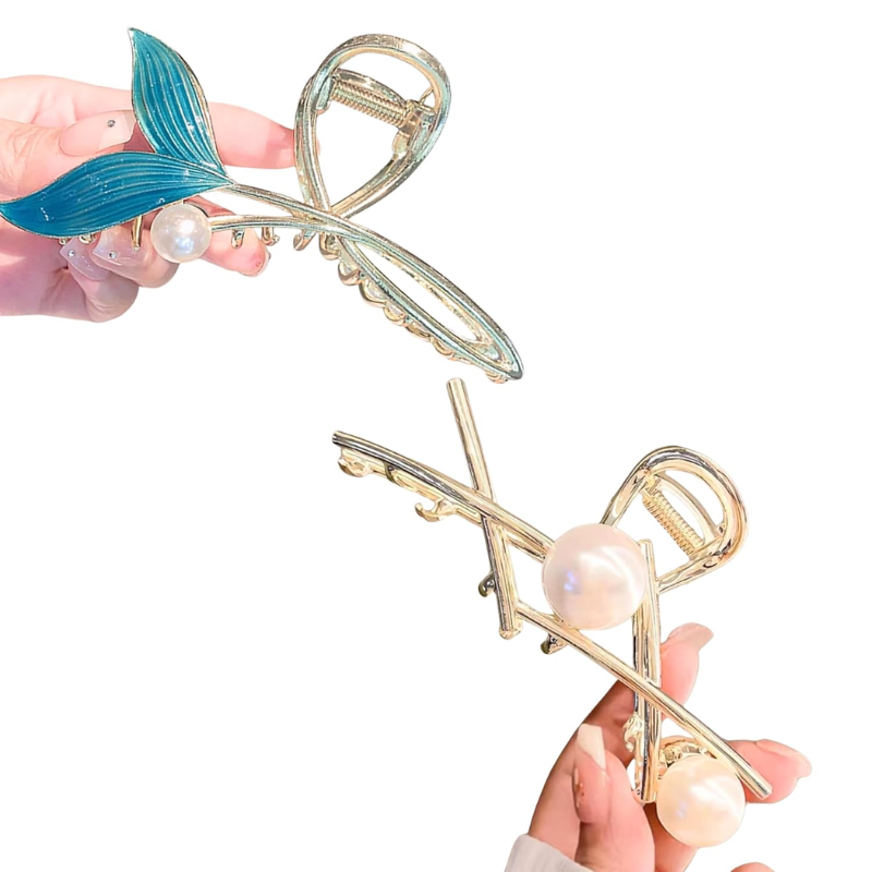 Non-slip hair claw for thick hair
Fashion hair accessories
Designer metal hair claws
Premium golden hair clips
Trendy hair claws for women
Strong grip metal claw clip