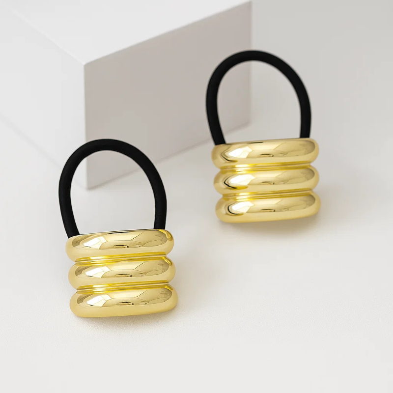 premium metal hair accessory
strong elastic hair tie
vintage style hair tie