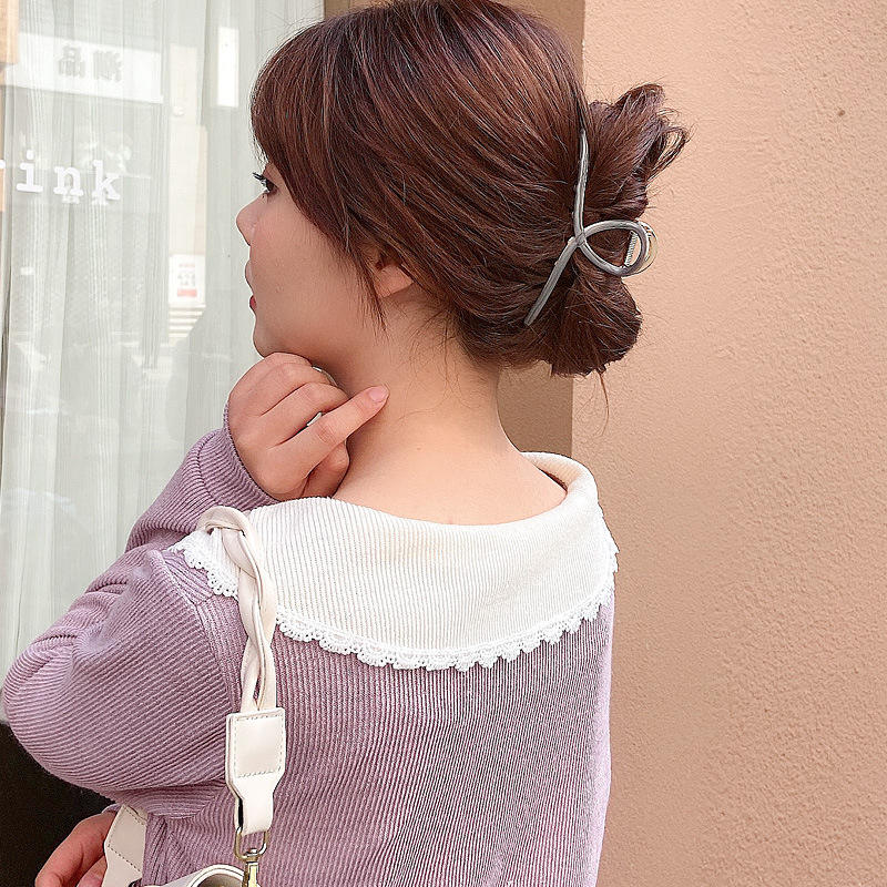 stylish hair claw for girls
durable metal hair accessory
golden metal claw clip